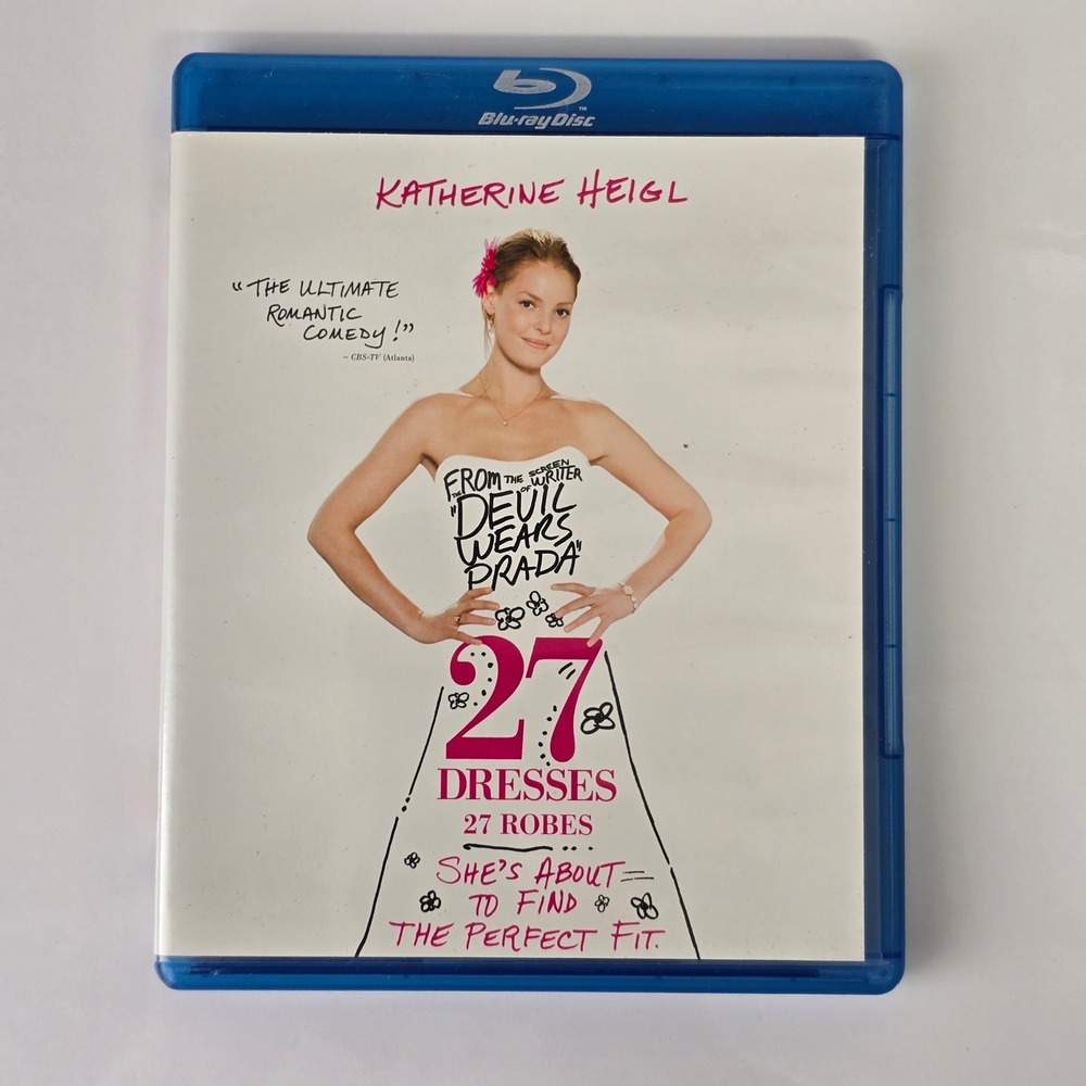 27 Dresses Blu-ray Katherine Heigl‎ Blue RomCom Y2K 20th Century Fox